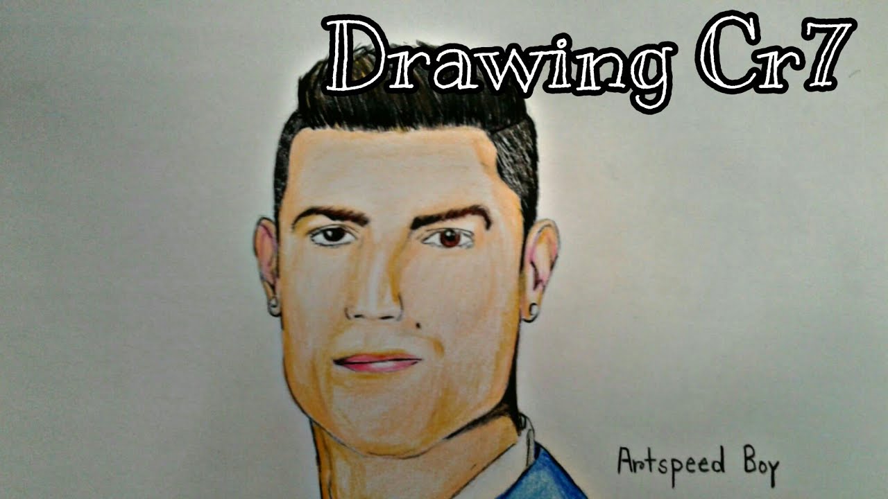 Cristiano Ronaldo - speed drawing | By Artspeed Boy