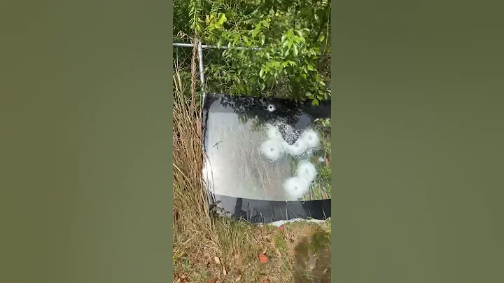 Shooting a bulletproof glass with AR
