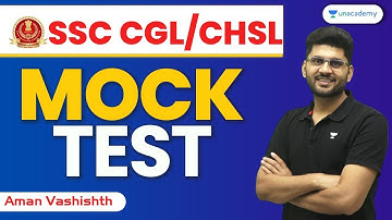 SSC CGL/CHSL 2023 I English Mock Test I SSC English 2023 I Aman Vashishth
