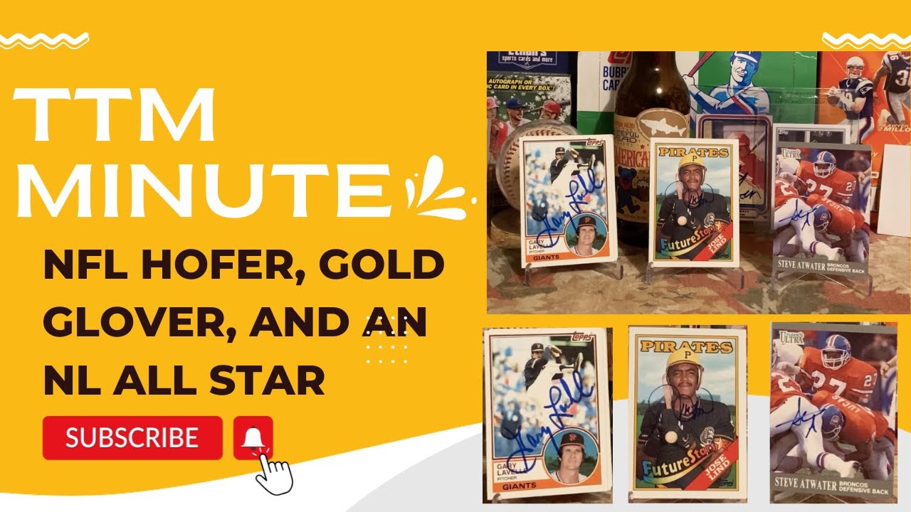 TTM Minute Ep 018 - Through the Mail Autographs to share