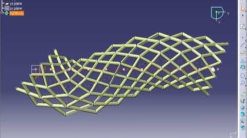 CATIA V5 Parametric Modeling - Roof Structure