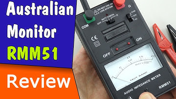Australian Monitor RMM51 audio impedance meter