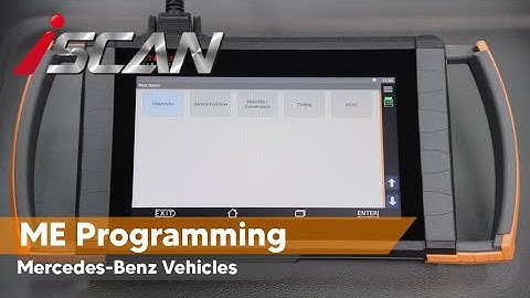 Quickly and Easily Program Mercedes-Benz ME (engine control) Modules using iSCAN
