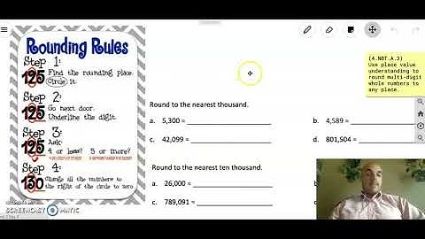 4th Grade EngageNY Math - Unit 1 Lesson 9 Use place value understanding to round multi-digit numbers