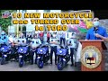 PASIG NEWS UPDATE : 10 New Motorcycle was now Turned over to TORO | FLAG RAISING CEREMONY