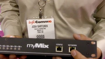 myMix shows IEX-16L input box at Infocomm 2010