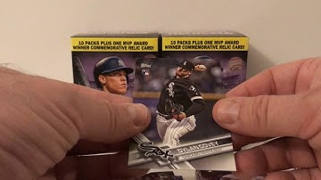 2017 Topps Update Blaster Box Break   Aaron Judge Rookie Card Hunt!!