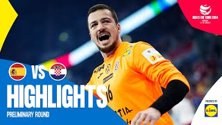 Povijesna pobjeda Hrvatske! | Španjolska protiv Hrvatske | Izdvajamo | Muški EHF EURO 2024