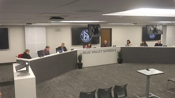 Blue Valley Board of Education Meeting 12-8-2025