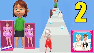 Doll Designer 👸👧 Gameplay - All Levels 16-30 (Android,iOS) - Part 2 - Max Level