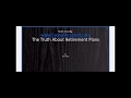 Wealth creation course the truth about retirement plans