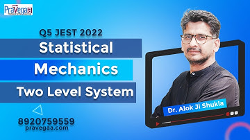 PART A Q5 JEST 2022 Statistical Mechanics : Two Level System