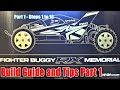 Tamiya DT01 Fighter Buggy RX Memorial Build Guide + Tips Part 1 Steps 1-16