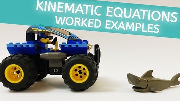 Using the KINEMATIC EQUATIONS (Worked Examples) 1D Motion