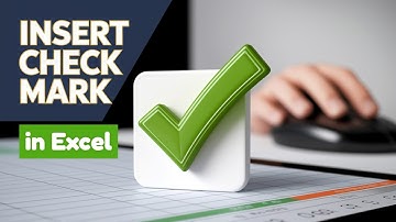 How to type checkmark symbol in Excel