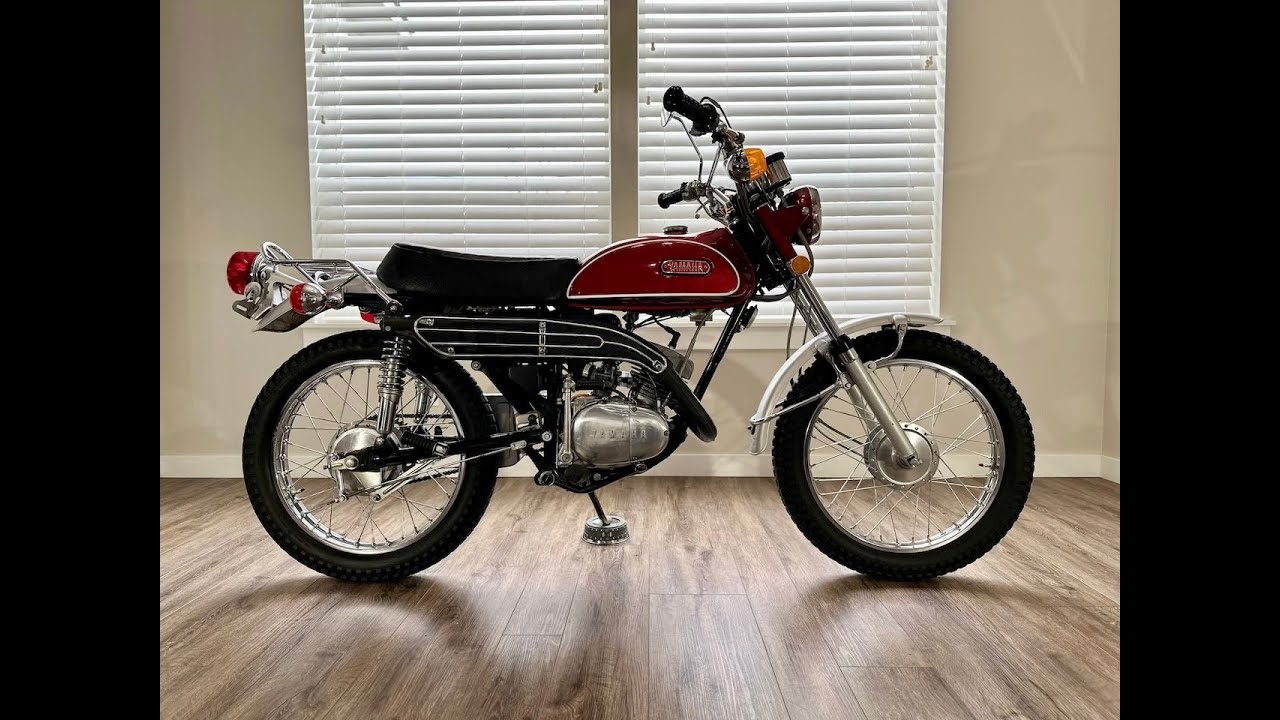 Complete, Unrestored 1971 Yamaha AT1-C Enduro - YouTube