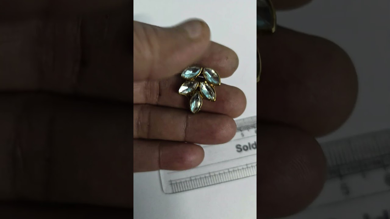 Big pendent stone for women jewellery making 