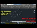How to divide a  line in equal no  of segments in autocad