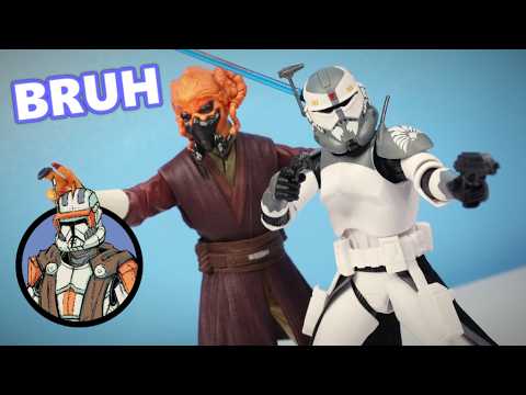 Is this new Commander Wolffe a downgrade? Star Wars Black Series Plo Koon Disney 2-pack
