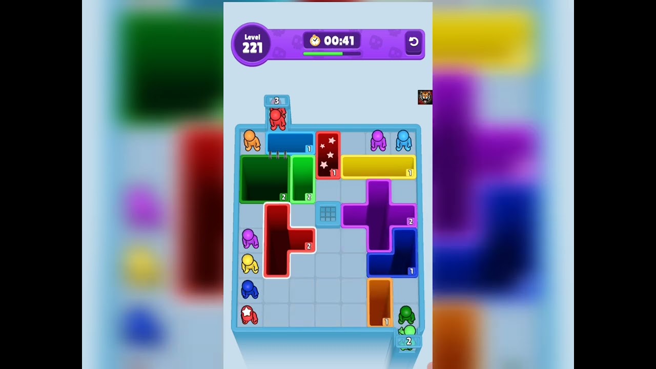 Drop Away Level 221 Solution Walkthrough