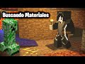 LLEGA LA NIEVE Y BUSCO MATERIALES | Minecraft