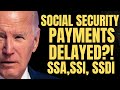 Social Security Payments PAUSED During Government Shutdown?! SSA, SSI, SSDI Payments