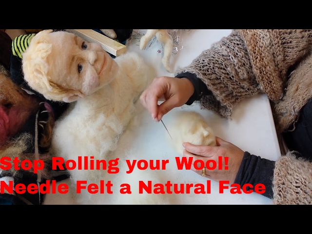 Needle Felting a Baby Face, New Online Class 2022 — fig & me