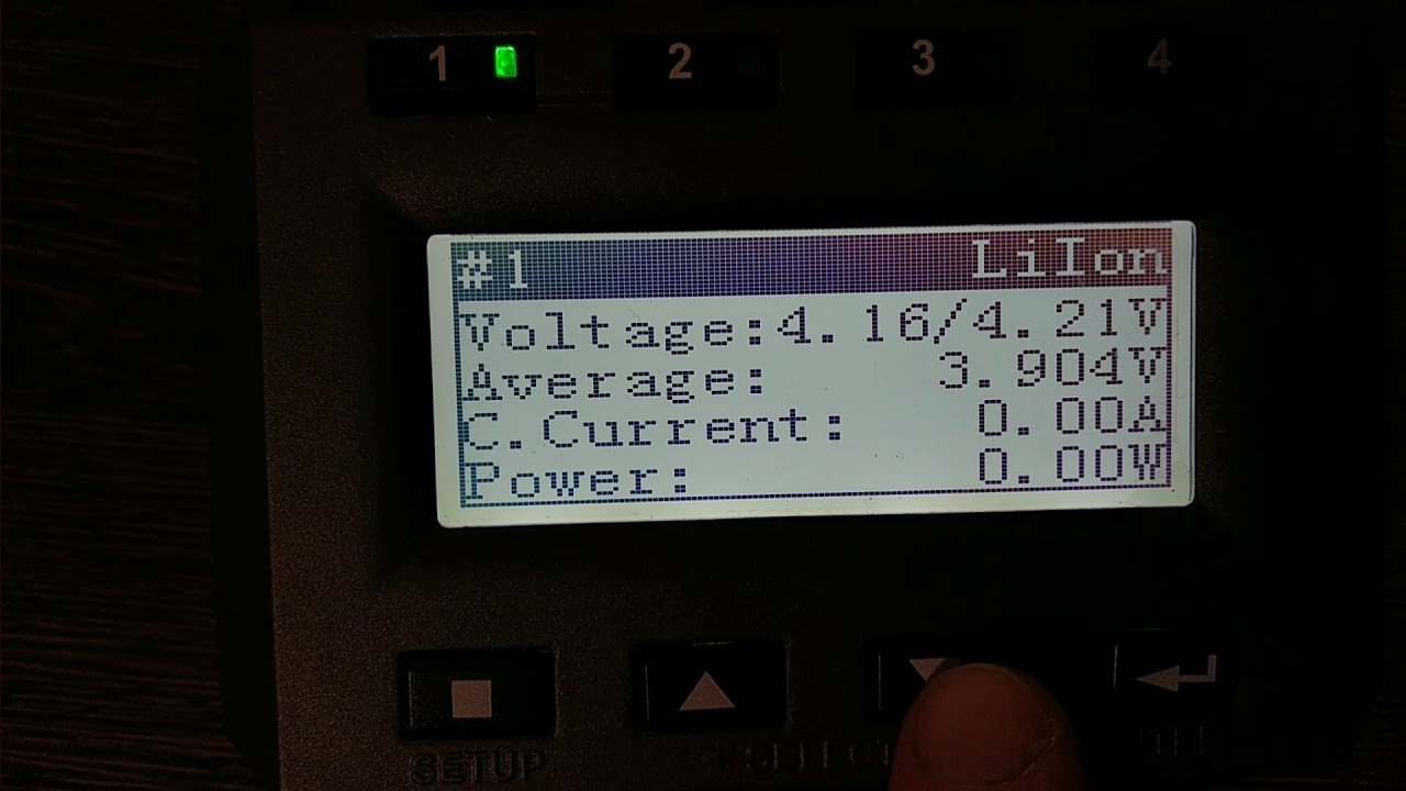 1 цикл разряд-заряд аккумулятора NCR18650GA на SkyRS MC3000 - YouTube