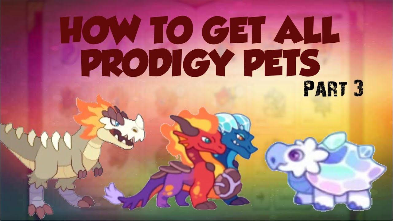 (Sorta Outdated) How To Get EVERY SINGLE PET in Prodigy Math Game (Part