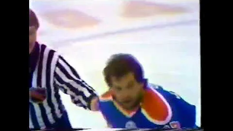 Dave Semenko vs. Charlie Bourgeois | Jim Peplinski...