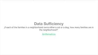 Famous Data Sufficiency Task 9: Arithmetics | GMAT | Executive Assessment Wealth