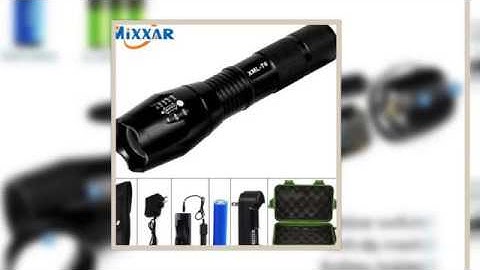 ECREE XML-T6 8000LM LED Torch Zoomable Tactical flashlight Lamp Led Flashlight torch Light for 18650