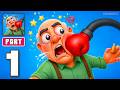 Crazy Uncle: Slap &amp; Punch Game - Gameplay Walkthrough Part 1 - Punch The Prank King (iOS, Android)