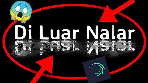 Tutorial Floor Reflection - Alight Motion😱😱