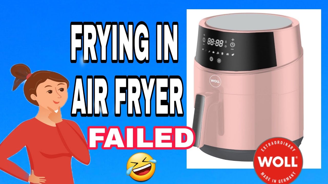 WOLL BRAND AIR FRYER FIRST TRY AT HOMECHICKEN WINGS YouTube