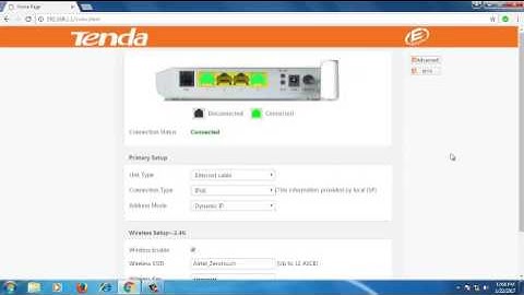 How to Configure Tenda D151- Wireless ADSL  Router as Access Point