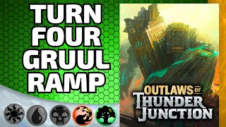 🔴🟢Gruul Ramp is Fast And Hard To Beat! | MTG Arena Standard Gameplay Deck Tech