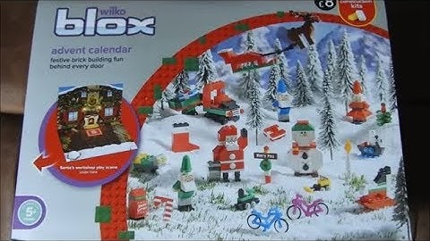 Wilko Blox advent calendar 2017