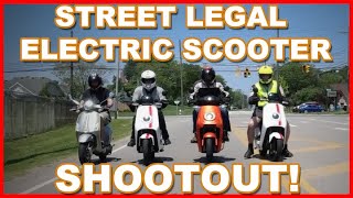 ClevelandMoto Street Legal Electric Scooter Shootout!!! Who will make it home?