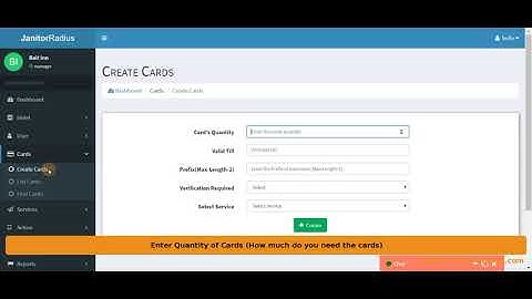 Create Cards with Janitor Radius