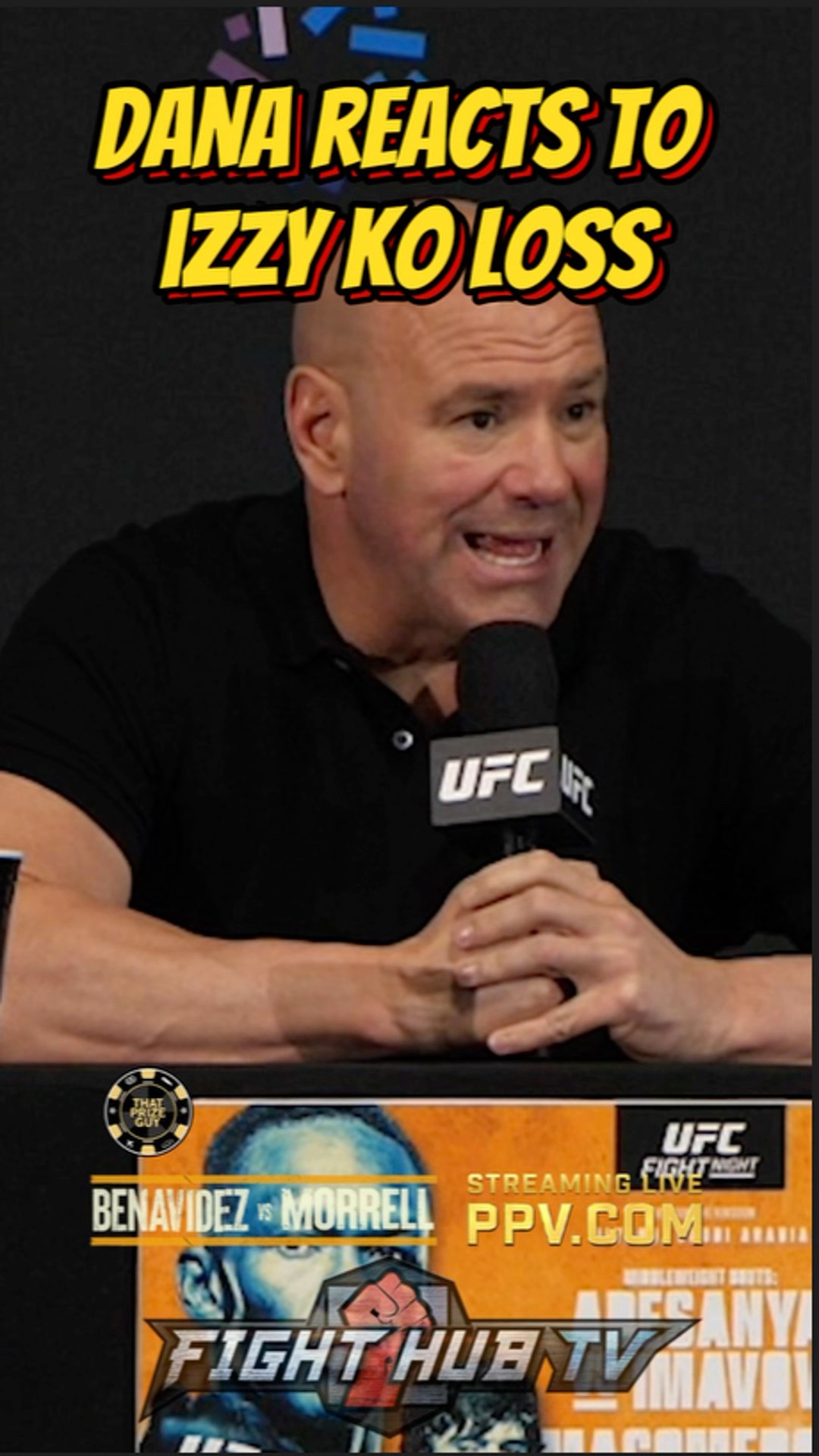 Dana White REACTS Israel Adesanya KO LOSS to Imavov!