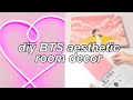 diy BTS aesthetic room decor!! 💜