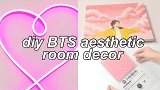 diy BTS aesthetic room decor!! ???? - YouTube