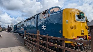 Deltic 55013 'The Black Watch' (D9009 'Alycidon') and others  GCR Spring Diesel Gala (26/04/24)