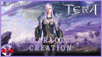 TERA Console PS4 - Character Creation | Create a Character | Neppy Nep [PS4 Pro, Full Game]