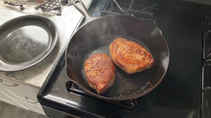 Any idea on this big guy? 3 notch Lodge #10, it's huge with high walls like  a chicken fryer, but I can only find anything about chicken fryer #8s : r/ castiron