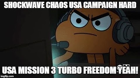 Shockwave Chaos USA Campaign Hard : USA Campaign Final Mission