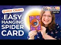 Cute not Scary Dangling Spider Card 👻 HCC 2025