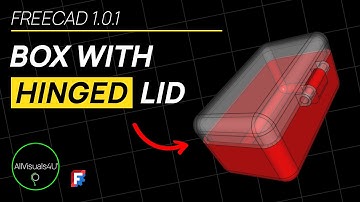 ⏱ TIMELAPSE 🧰 FreeCAD Box With Hinge - FreeCAD 1.0.1 - FreeCAD Body - FreeCAD Part Design