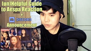 An Unhelpful Guide to AESPA Reaction Indonesia + Tuterabbit DISCORD Server Announcement